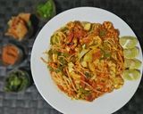A picture of step 6 of Khosa style spaghetti.
