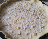 Foto del paso 5 de la receta Quiche de salmón, puerros y queso crema