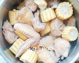 玉米文昌雞湯的食譜步驟5照片