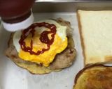 A picture of step 4 of American Pancake Burger 🥞.