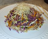 A picture of step 5 of Crunchy Asian Slaw.