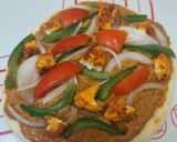 A picture of step 7 of Veg Pan Pizza.