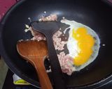 รูปขั้นตอนการทำที่ 2 ของ ผัดดอกขจร,ไข่,หมูสับ,เส้นบุกนุ่ม - คีโต