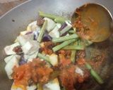A picture of step 3 of Drumstick, Eggplant, and Lentil Dumpling Curry.