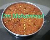 صورة لخطوة 7 من وصفة بسبوسة بالمكسرات 👌👍طعمها تحفة