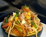 A picture of step 12 of Chicken noodles.