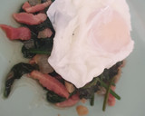 Foto del paso 2 de la receta: Revuelto de espinacas con huevo escalfado 🥚