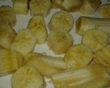 A picture of step 1 of Banana milk shake.