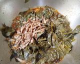Foto langkah ke 2 dari resep Gulai Daun Singkong Teri.