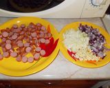 Ancsyka-féle virslis rakott kelkáposzta recept fázis 4 fotója