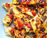 A picture of step 6 of Hot & Sweet Chilli Sesame Flatbreads.