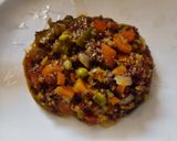 A picture of step 5 of Ragi khichadi.