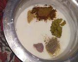 A picture of step 1 of Dahi phulki🥣.