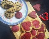 A picture of step 10 of Vanilla Heart Cookies & Nutella Stuffed Chocolate Chips Cookies.