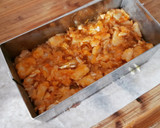 Foto del paso 9 de la receta: Milhojas de bacalao con sobrasada, patatas y mayonesa a la miel