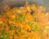 A picture of step 5 of Panner bhurji.