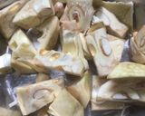 A picture of step 1 of Masala Jackfruit.