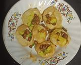 A picture of step 4 of Chana Puri Chat.