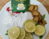 Foto langkah ke 1 dari resep Es Teh Jahe Jeruk Nipis.