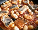 Foto del paso 9 de la receta: Merluza en salsa con pimientos y ajos escalivados