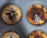 Foto langkah ke 9 dari resep Double Chocolate Cream Cheese Muffins.