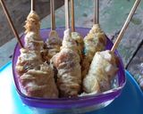 Foto langkah ke 5 dari resep Bakso telur gulung.