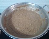 A picture of step 2 of Walnut Halwa.