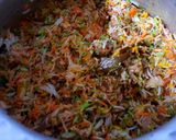 A picture of step 13 of Veg Dum biryani.