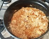 A picture of step 6 of Brothy rice with prawns and squid.