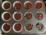 Málnás after eight muffin