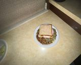A picture of step 18 of My second green bean cut casserole onion garlic sandwich.