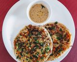 A picture of step 5 of Oats vegetable uttapam.