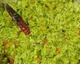 A picture of step 5 of Palak Khichdi.