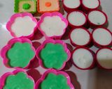 Foto langkah ke 6 dari resep Puding Tumpeng Merah Putih.