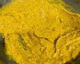 A picture of step 4 of Besan Pitla Jhunka.