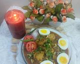 A picture of step 5 of Chicken with chickpea eggs 🥚murg choly with eggs.