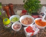 Foto del paso 1 de la receta: Risotto diferente, con pollo y vegetales