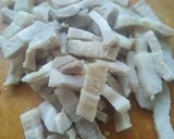 Hình bước làm 1 của món Ba rọi kho măng