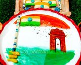 ইন্ডিয়ান ফ্ল্যাগ ক্যুকিজ (Indian flag cookies recipe in Bengali) রেসিপির ধাপ 11 ছবি