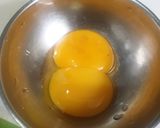 Hình bước làm 1 của món Tàu hủ tứ xuyên chay cùng trứng bọt biển