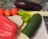 Foto del paso 2 de la receta Hojaldre al horno con hortalizas