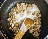 A picture of step 2 of Creamy Walnut Mushroom 🍄‍🟫 Toast.