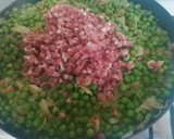 Foto del paso 3 de la receta: Guisantes con jamón