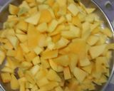 A picture of step 1 of Raw Mango Pickle.