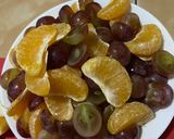 Foto langkah ke 1 dari resep Jus Semangka, Jeruk, Pear, Anggur (Slow Juicer - Tanpa Ampas).