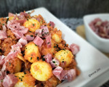 Foto del paso 5 de la receta: Patatas ahumadas con jamón en salsa de tomate picantona