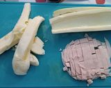 Töltött cukkini csicseriborsóval recept fázis 1 fotója