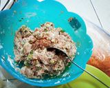 Foto langkah ke 4 dari resep Siomay isi ikan kakap & ayam cincang maknyus.