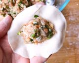 Hình bước làm 4 của món Bánh Xếp Nhật Gyoza Nhân Thịt Chiên Áp Chảo