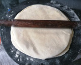 A picture of step 3 of Springs rolls sheets (wrapper).
